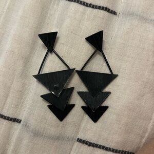 Black earrings